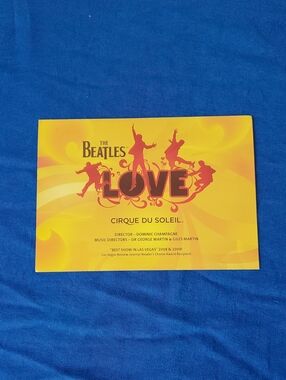 The Beatles LOVE Cirque du Soleil Vintage 2009 Las Vegas Show Postcard